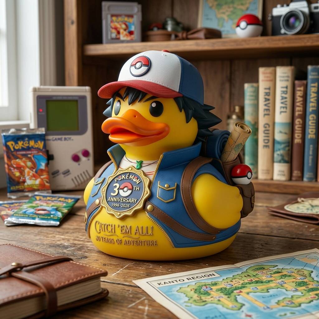 Pokémon 30th Anniversary Duck（1996-2026）