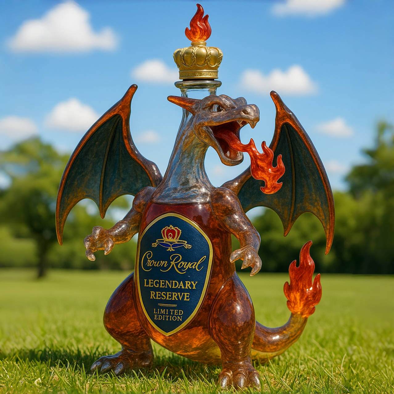 Charizard Whiskey Bottle
