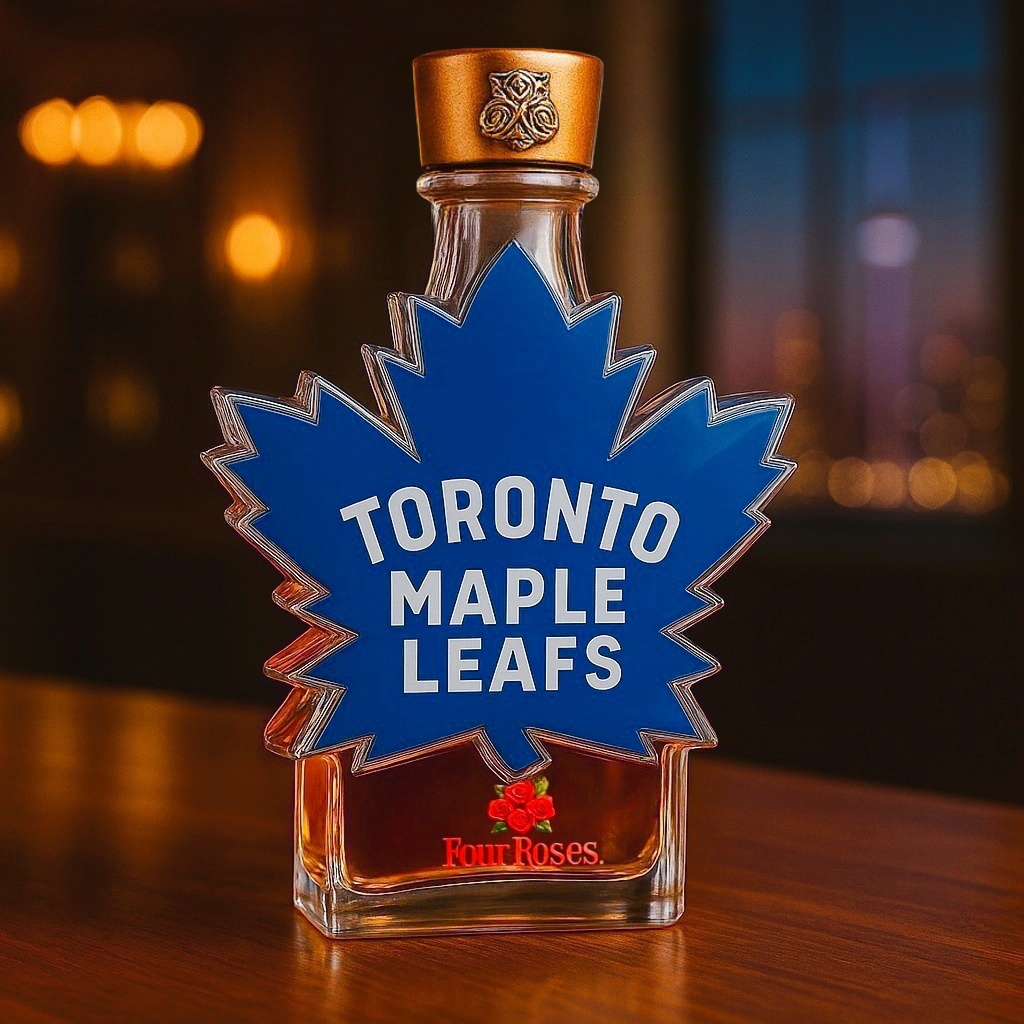 Toronto Maple Leafs Whiskey Bottle