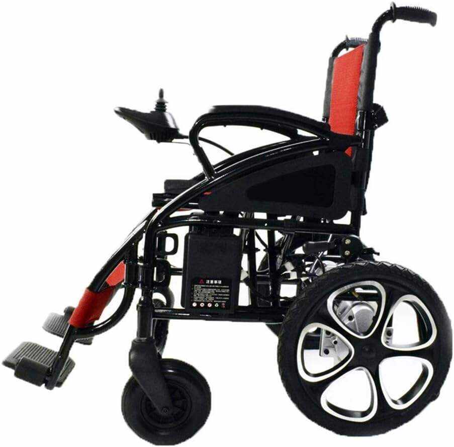 Rubicon DX01 All Terrain Foldable Electric Wheelchairs for Adults - Powerful Dual Motor Motorized Power Wheelchairs - Silla de Ruedas Electrica para Adultos. Supports up to 300 lbs - Weight 70 lbs