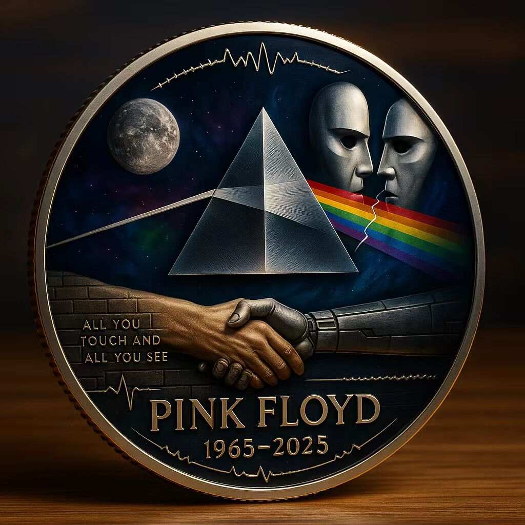 Pink Floyd 1965-2025 60th Anniversary Commemorative Coin