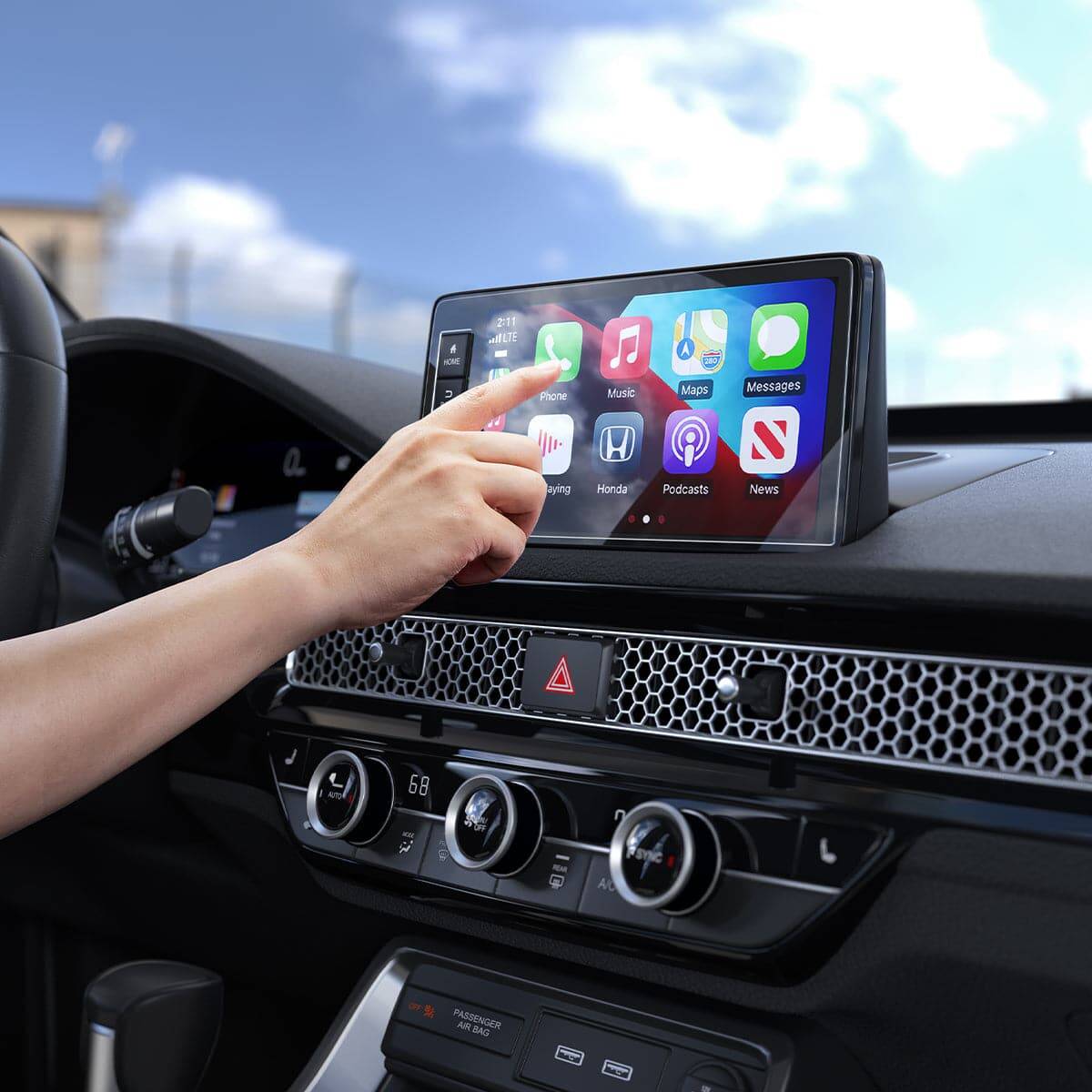 Honda Models - Screen Protector GLAS.tR SLIM | Anti-Glare