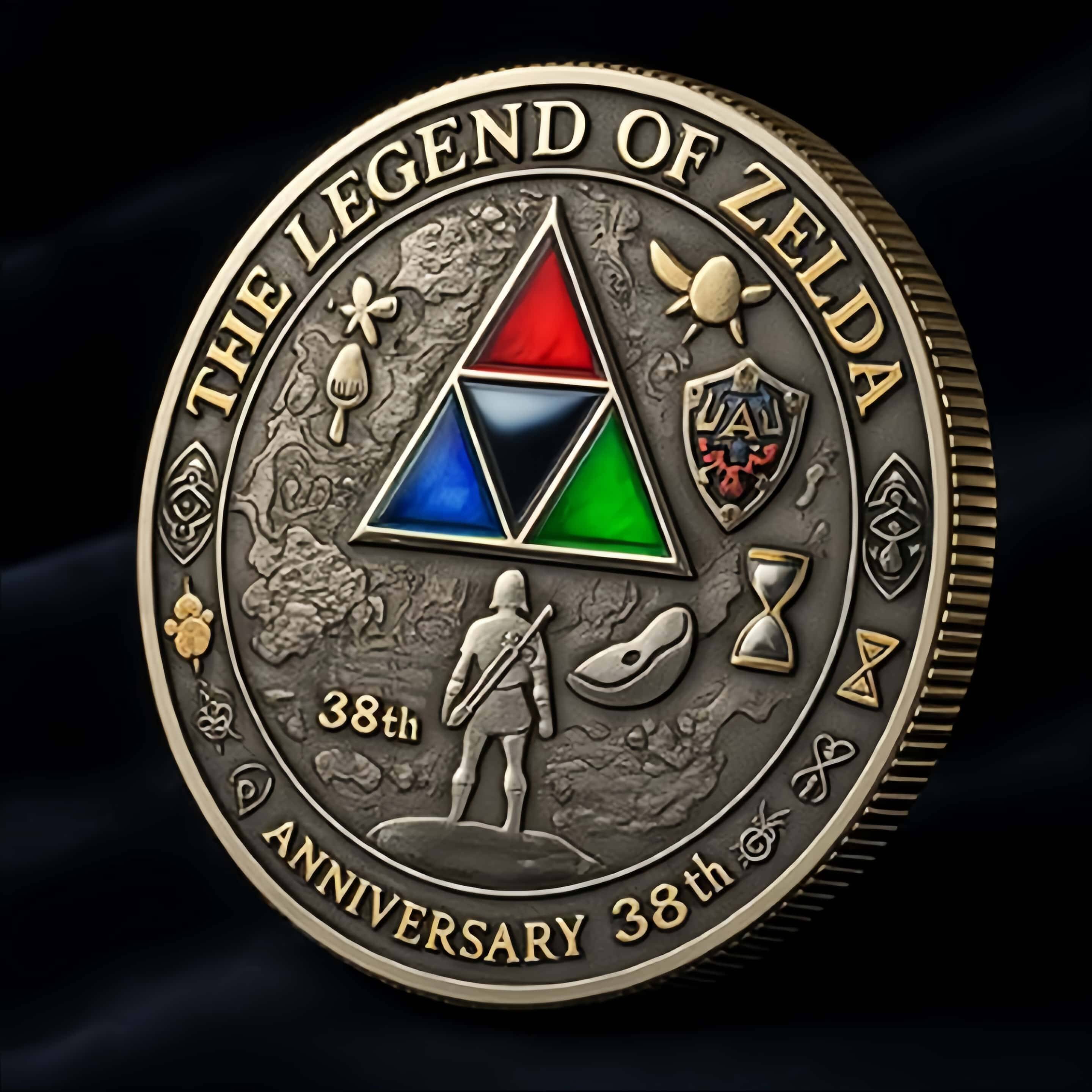 The Legend of Zelda 38th Anniversary Coin