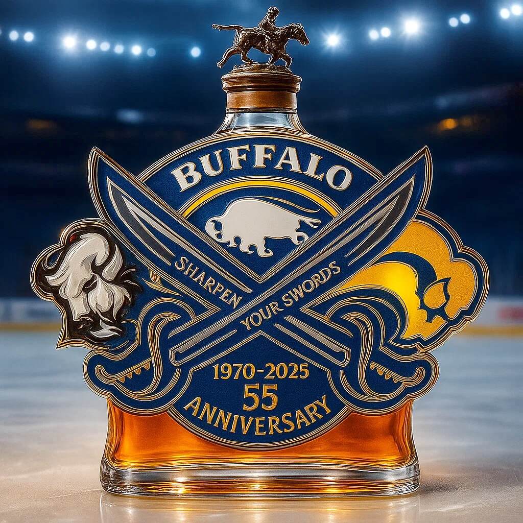 Buffalo Sabres Commemorative Whisky Bottle