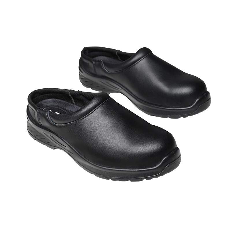 Summer style: Men's safety shoes with rubber soles, providing protection against falls, anti-slip, water-resistant, oil-resistant, and lightweight.