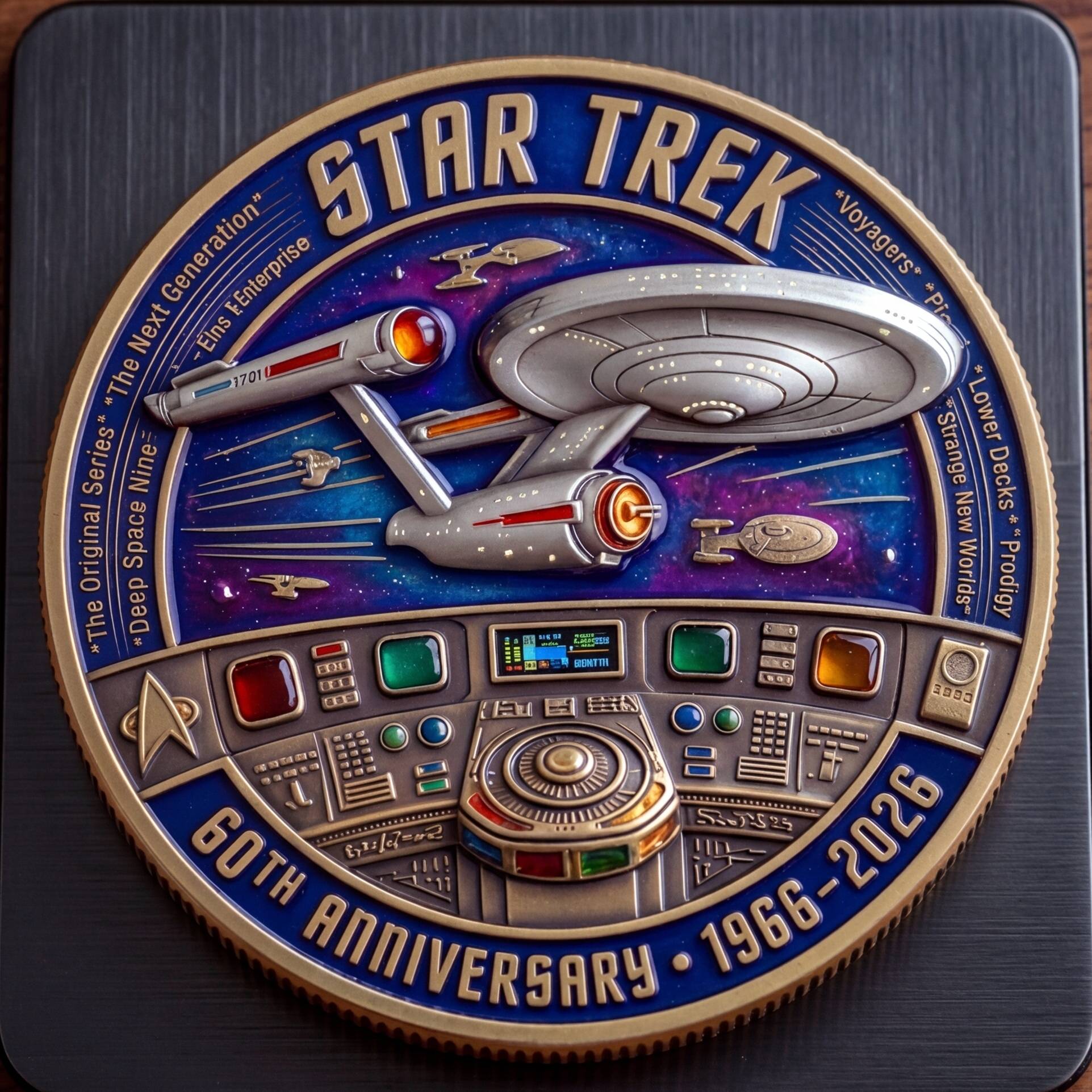 Star Trek 60th Anniversary Collector Coin