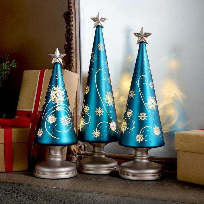 On Sale🔥Illuminated Swirling Snow Trees