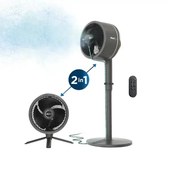Adjustable Oscillating Fan with Water Misting Cooling Attachment