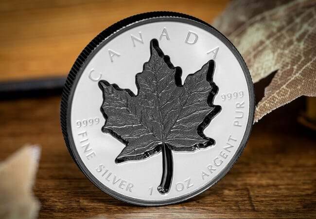 1 oz. Fine Silver Coin – Super Incuse Silver Maple Leaf