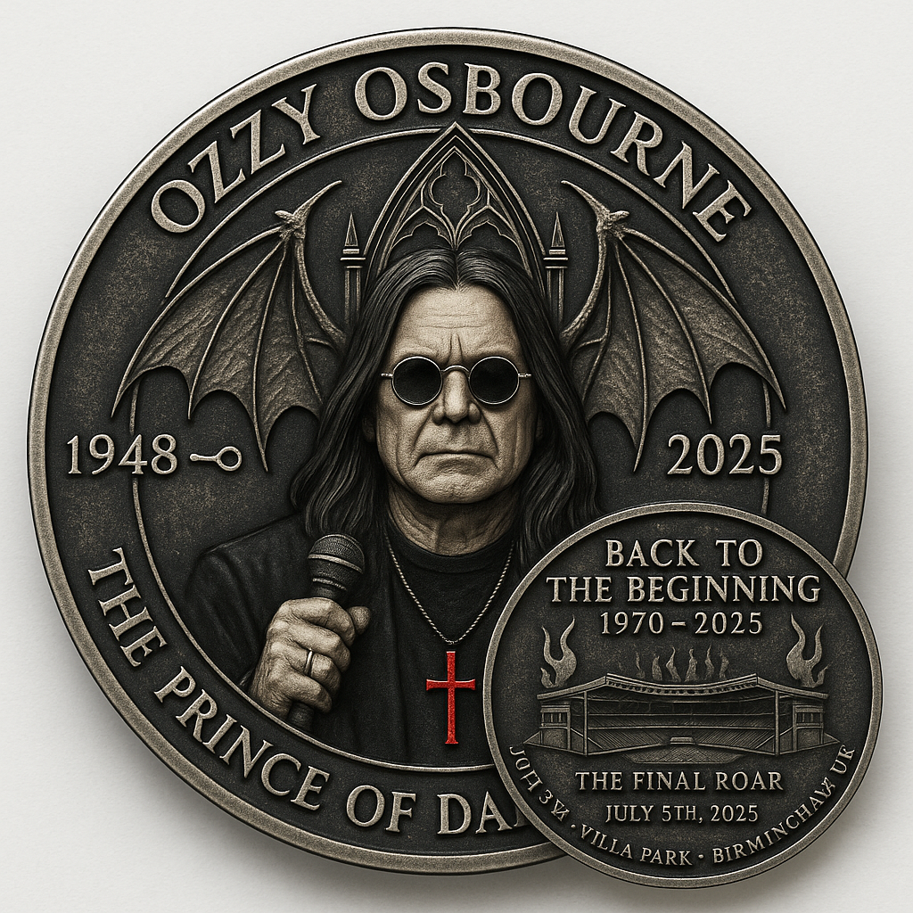 Ozzy Osbourne Farewell Coin