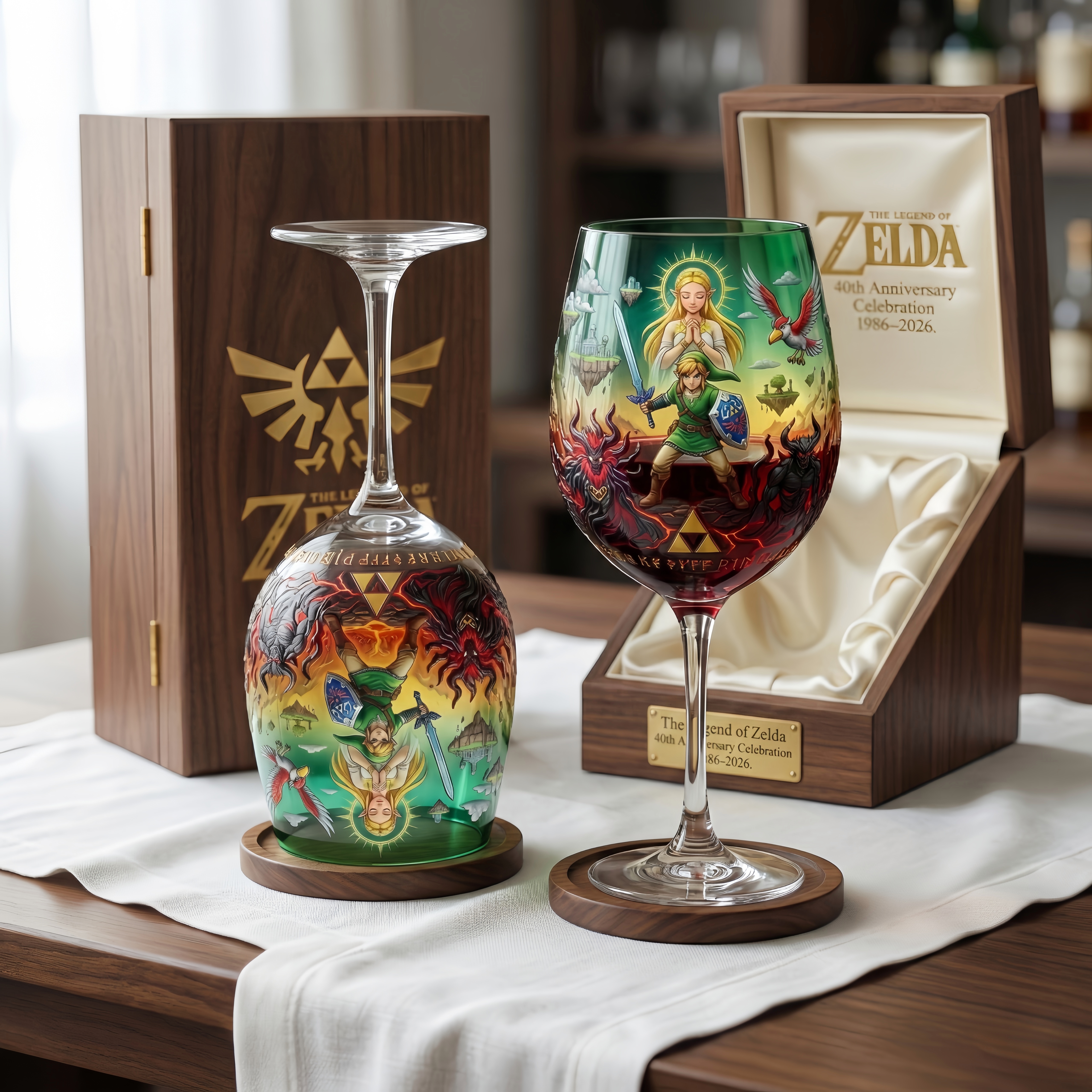 The Legend of Zelda 40th Anniversary Collector Glass