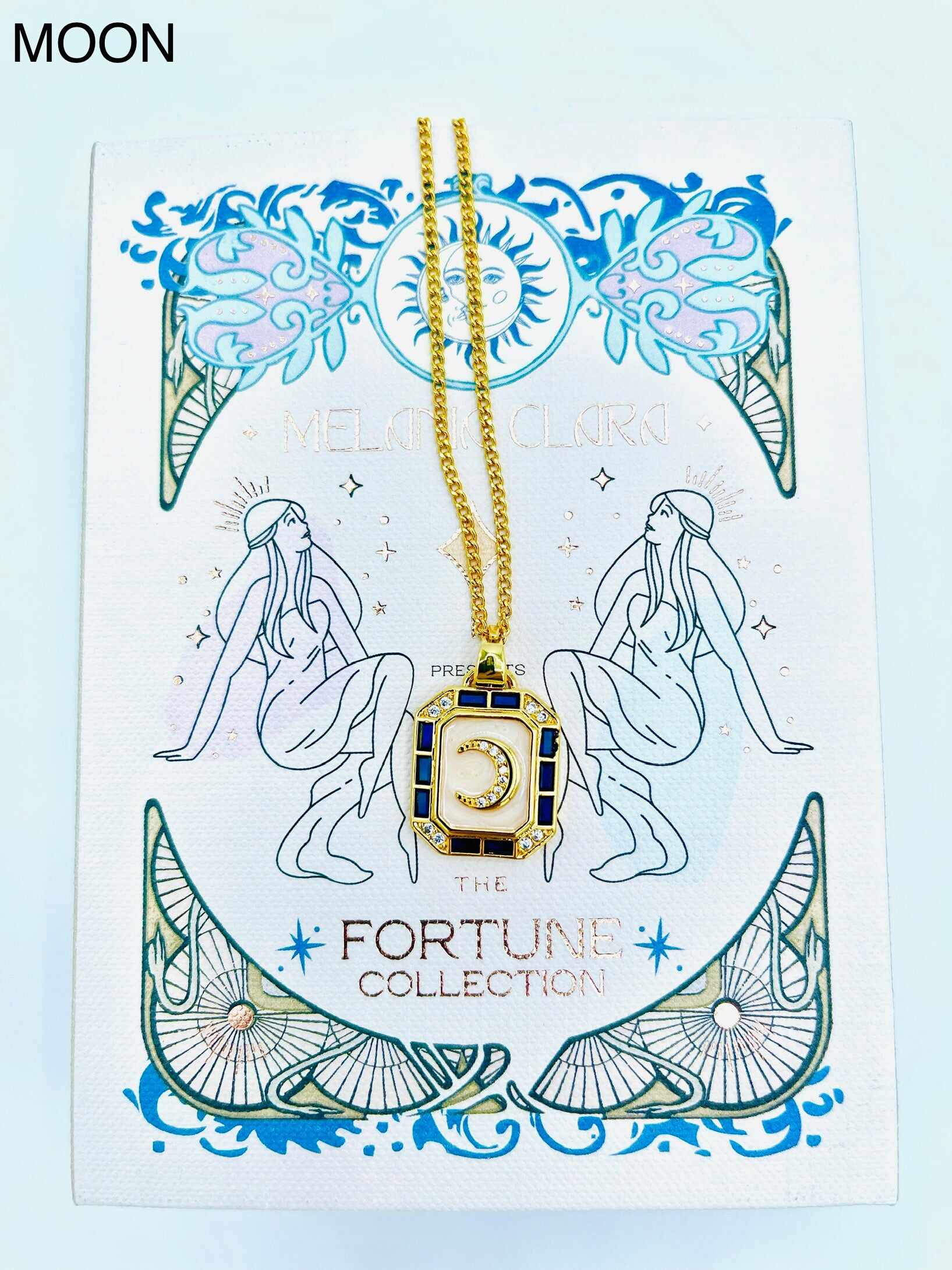 Melania Clara Fantasy Gold Necklace-MULTIPLE STYLES!