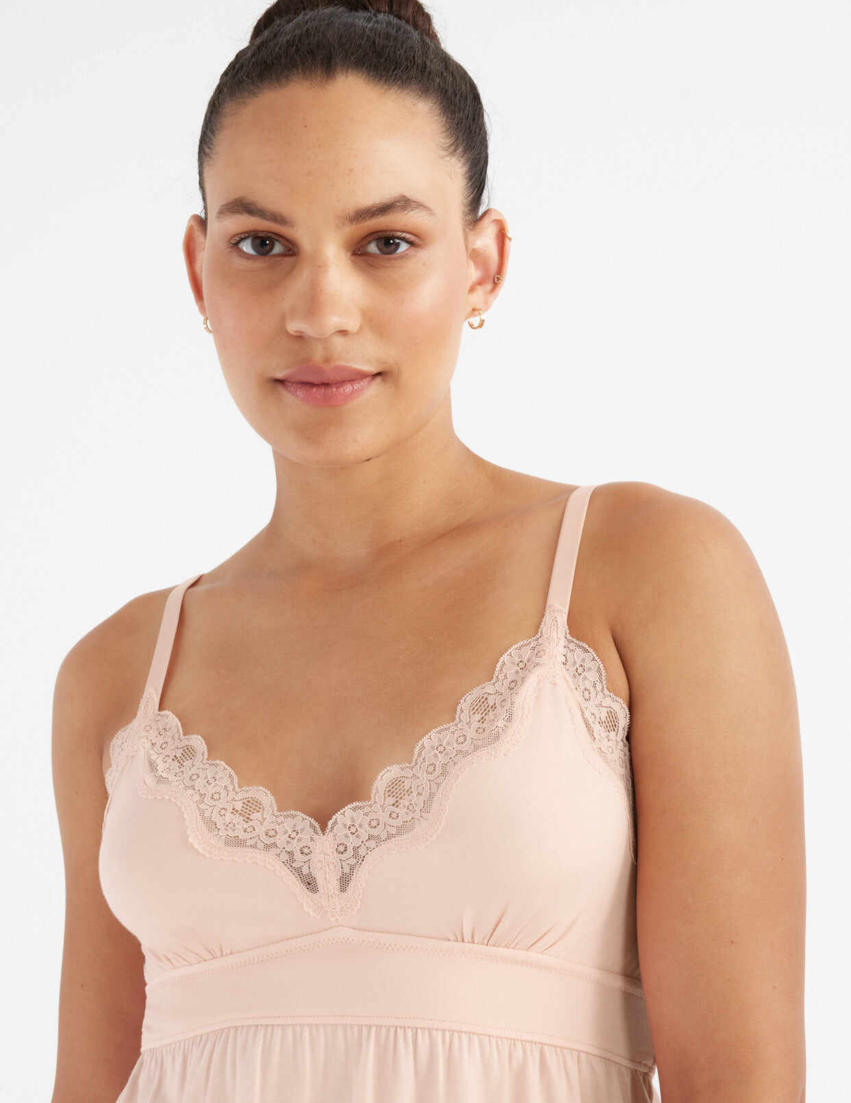 Modal Sleep Set - Lace Trim Cami and Lace Trim Shorts