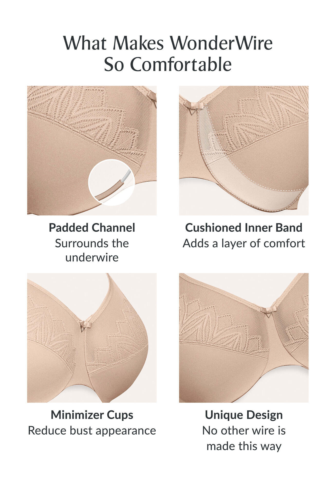Full Figure Plus Size Wonderwire Minimizer Underwire 9003 Bra