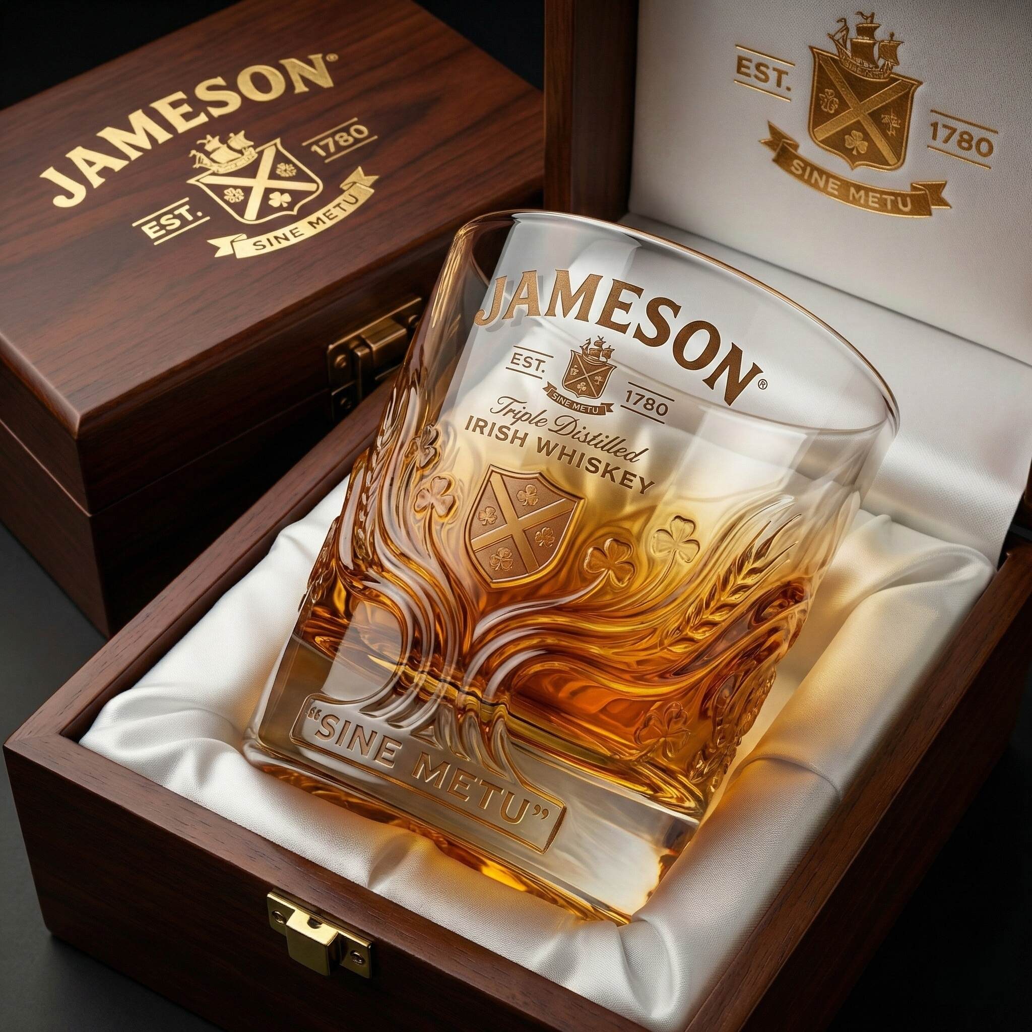 Jameson SINE METU Heritage Whiskey Glass