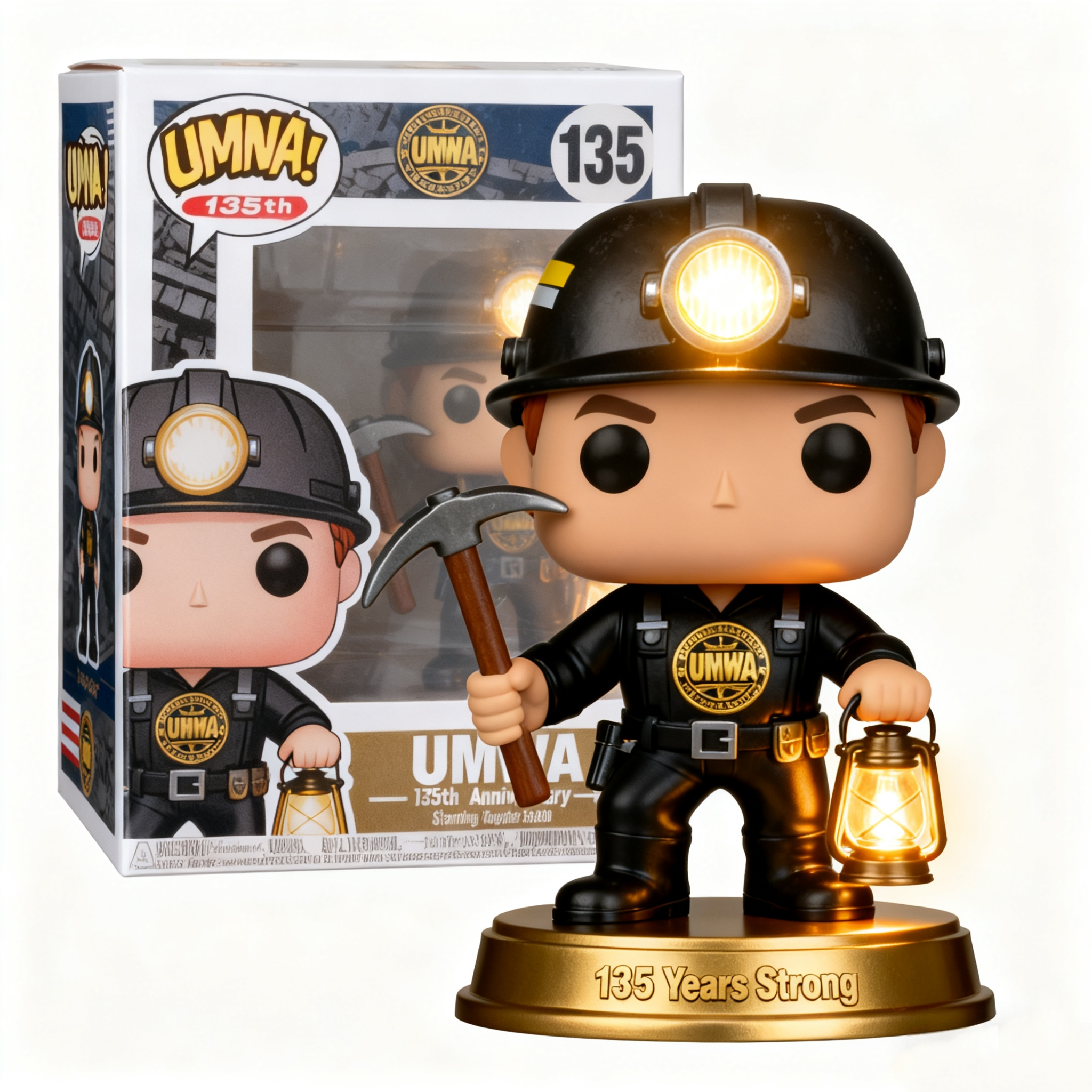 POP!UMWA 135th Anniversary Miner POP Figure