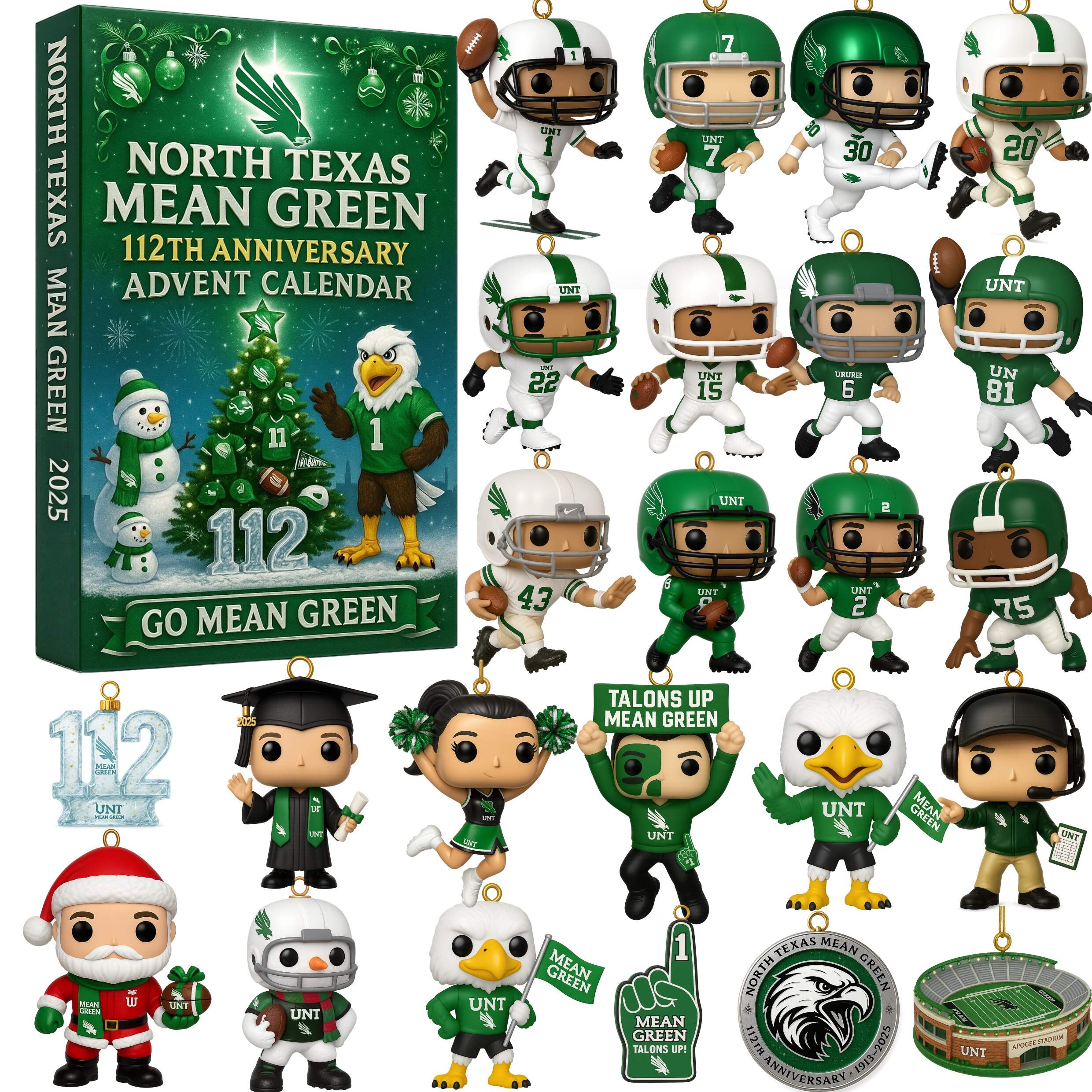 North Texas Mean Green 112th Anniversary Advent Calendar