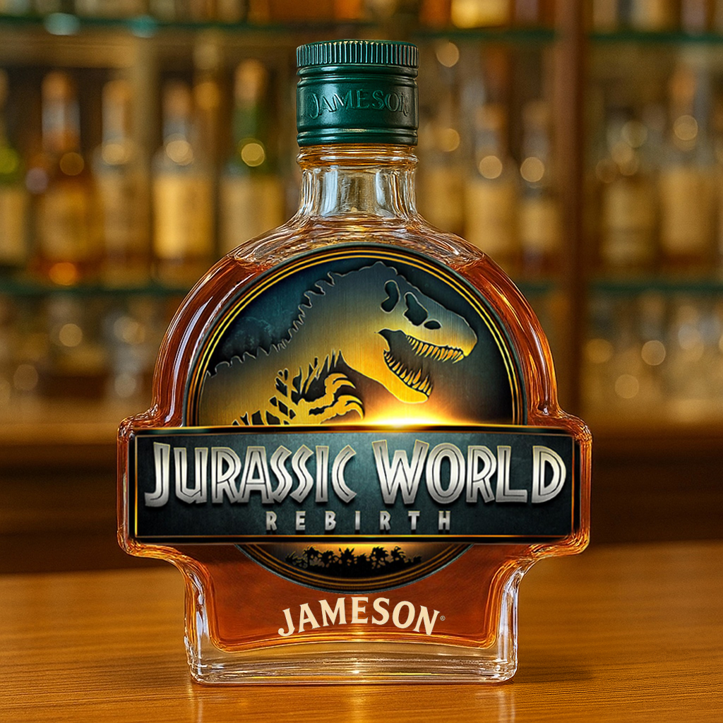 Jurassic World: Rebirth Whiskey Bottle