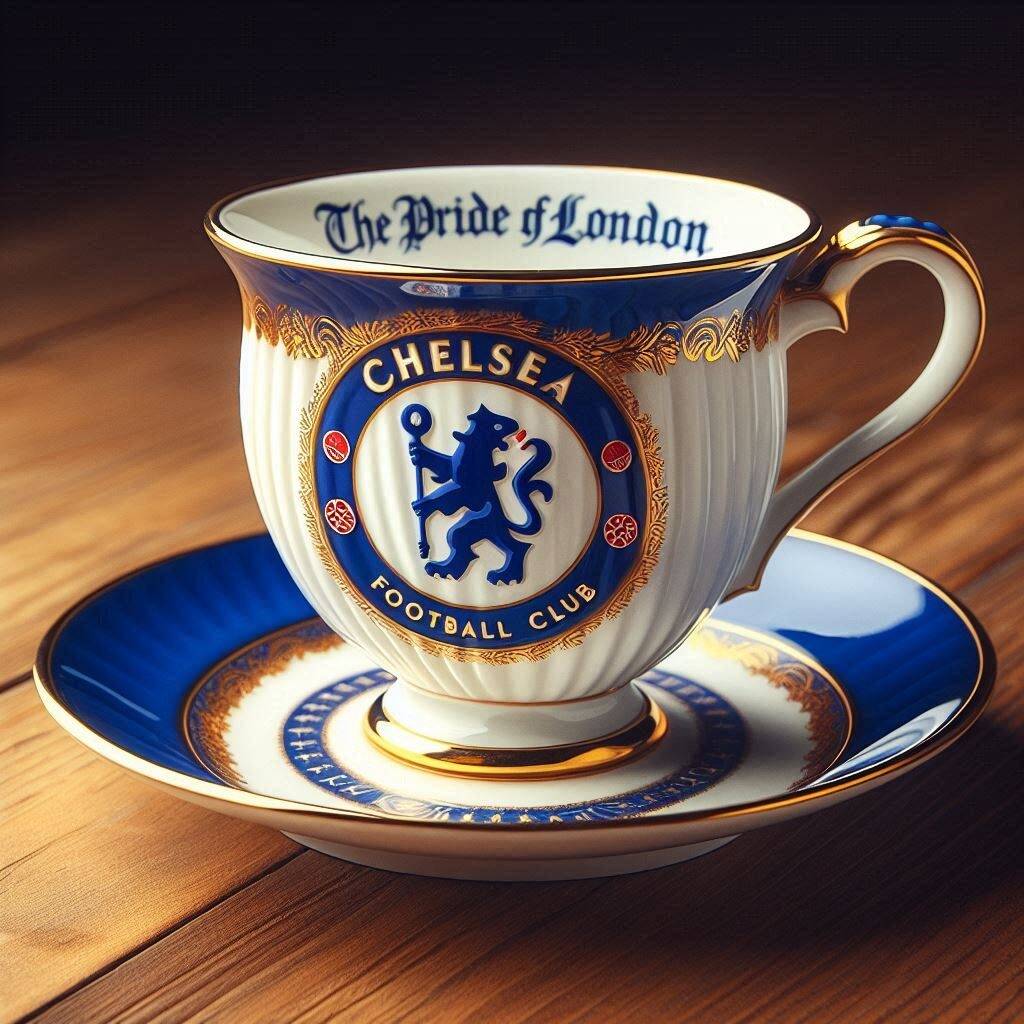Premier League Football Teacup