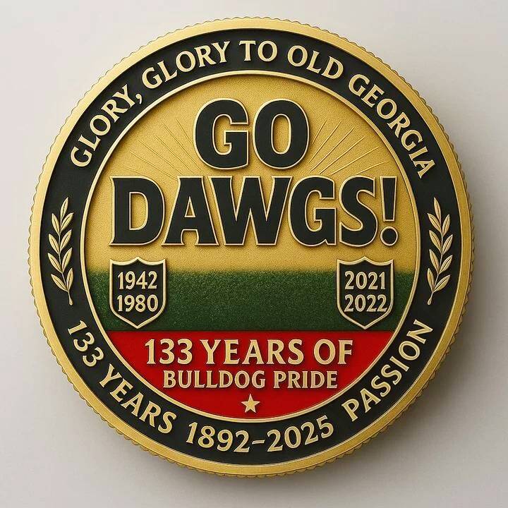 Georgia Bulldogs 133rd Anniversary Commemorative Coin
