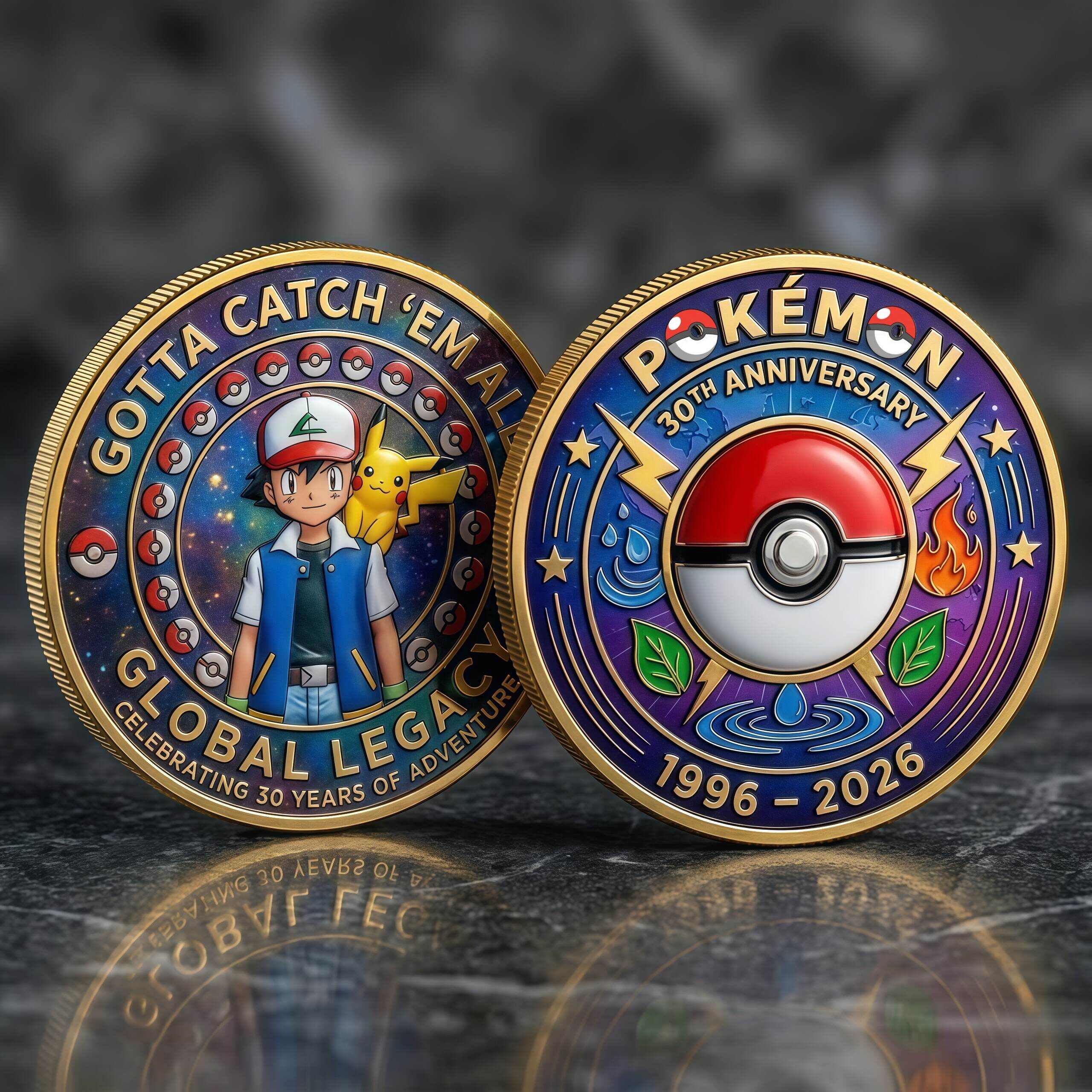 Pokémon 30th Anniversary Commemorative Coin