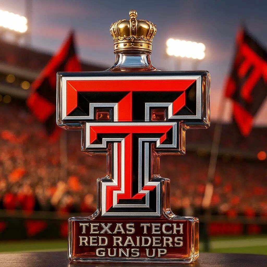TEXAS TECH Red Raiders Limited Edition Collector’s Whiskey Bottle
