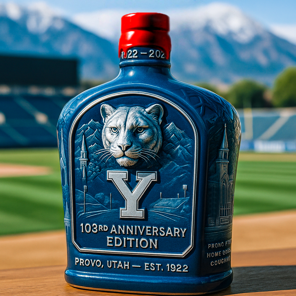 BYU 103th Anniversary Whiskey Bottle
