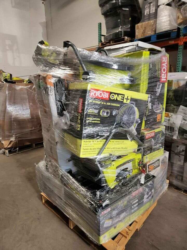 🎁2024 NEW Customer Returns Tool Pallets Online⭐Buy 7 FOOT TALL “MONSTER” PALLETS Online