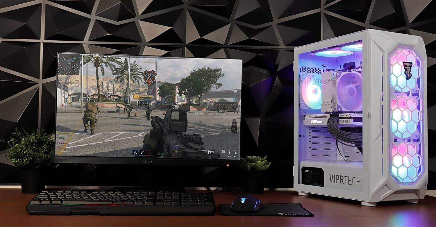 3.0 Liquid-Cooled PC - AMD Ryzen 5 5600X (12-Core 4.6Ghz), RTX 3070 8GB, 32GB DDR4 3200 RAM, 1TB NVMe SSD, VR-Ready, Streaming, WiFi, RGB, Win 11, Warranty, Gaming Desktop Computer