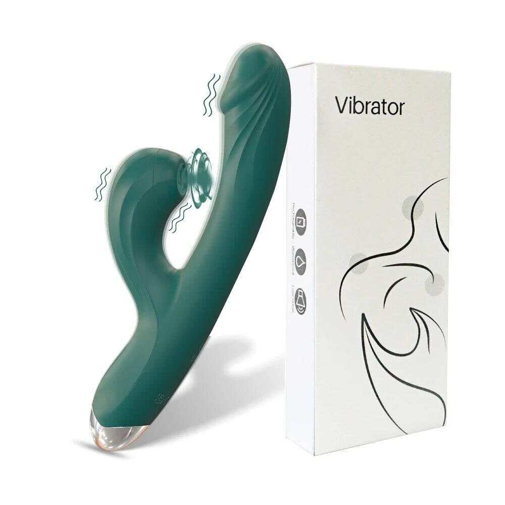 Rabbit Sucker G-Spot Vibrator – 20 Modes, Clit & Vagina Stimulator