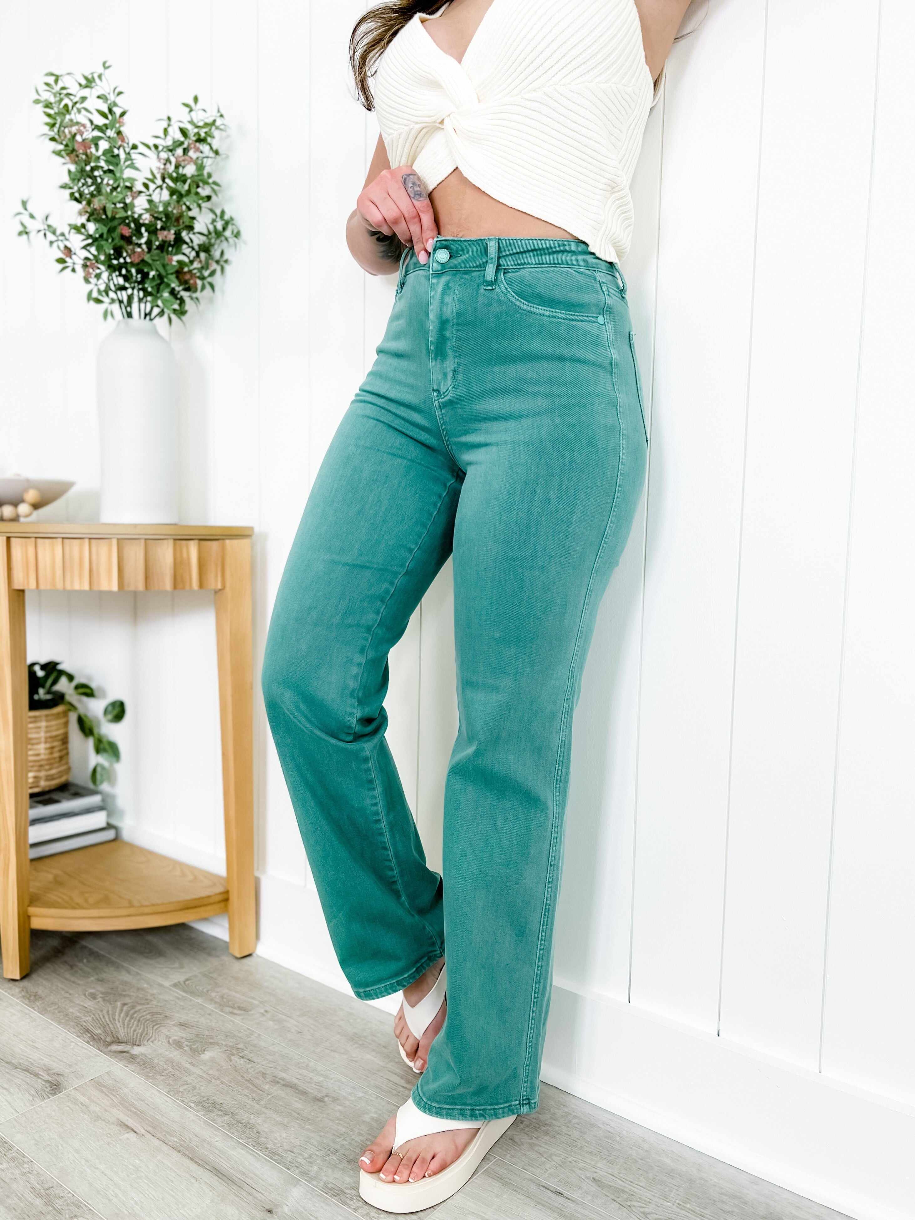 🔥Hot Sales🔥 Work to Weekend Sea Green 90s Straight