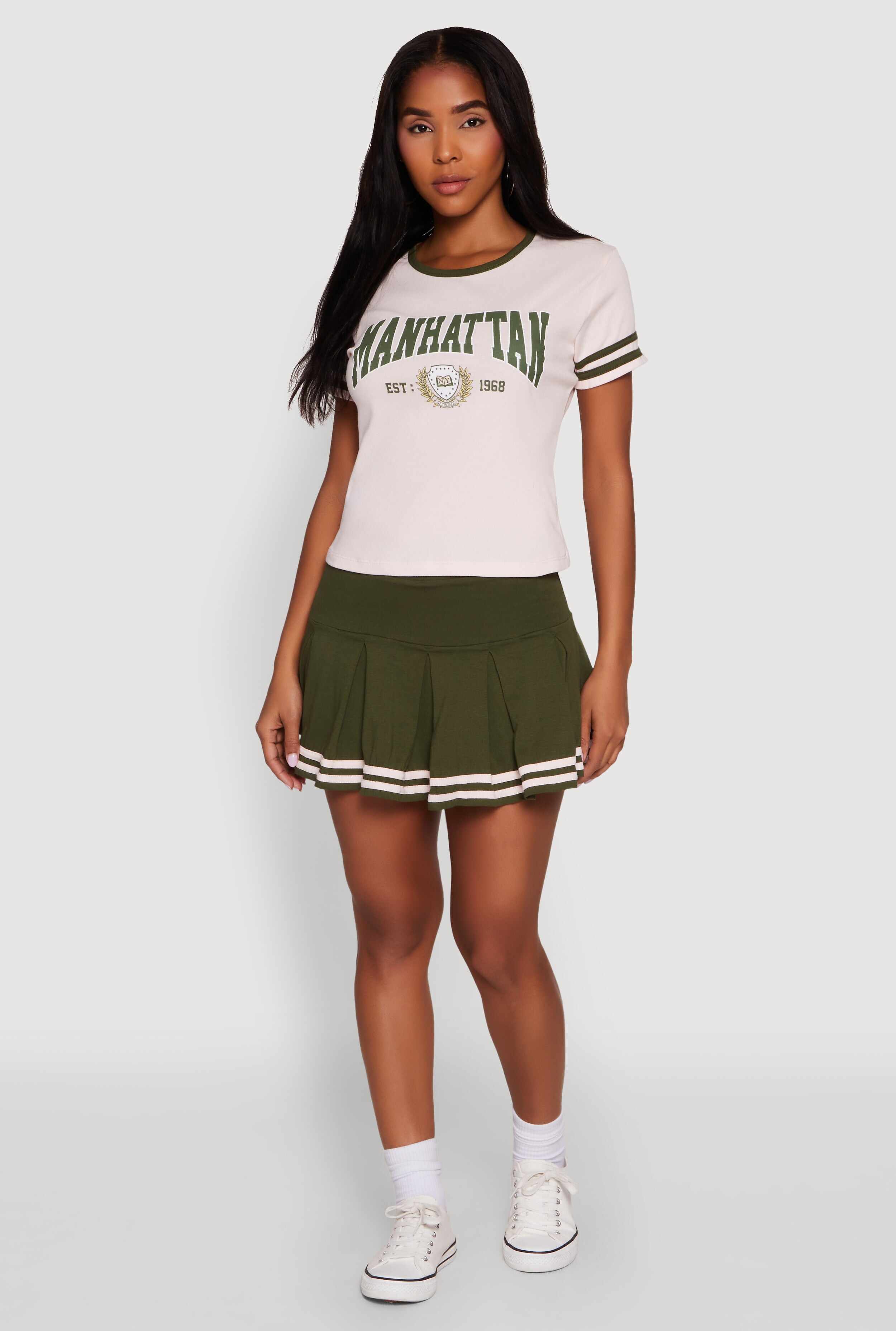 Varsity Stripe Manhattan Graphic Tee