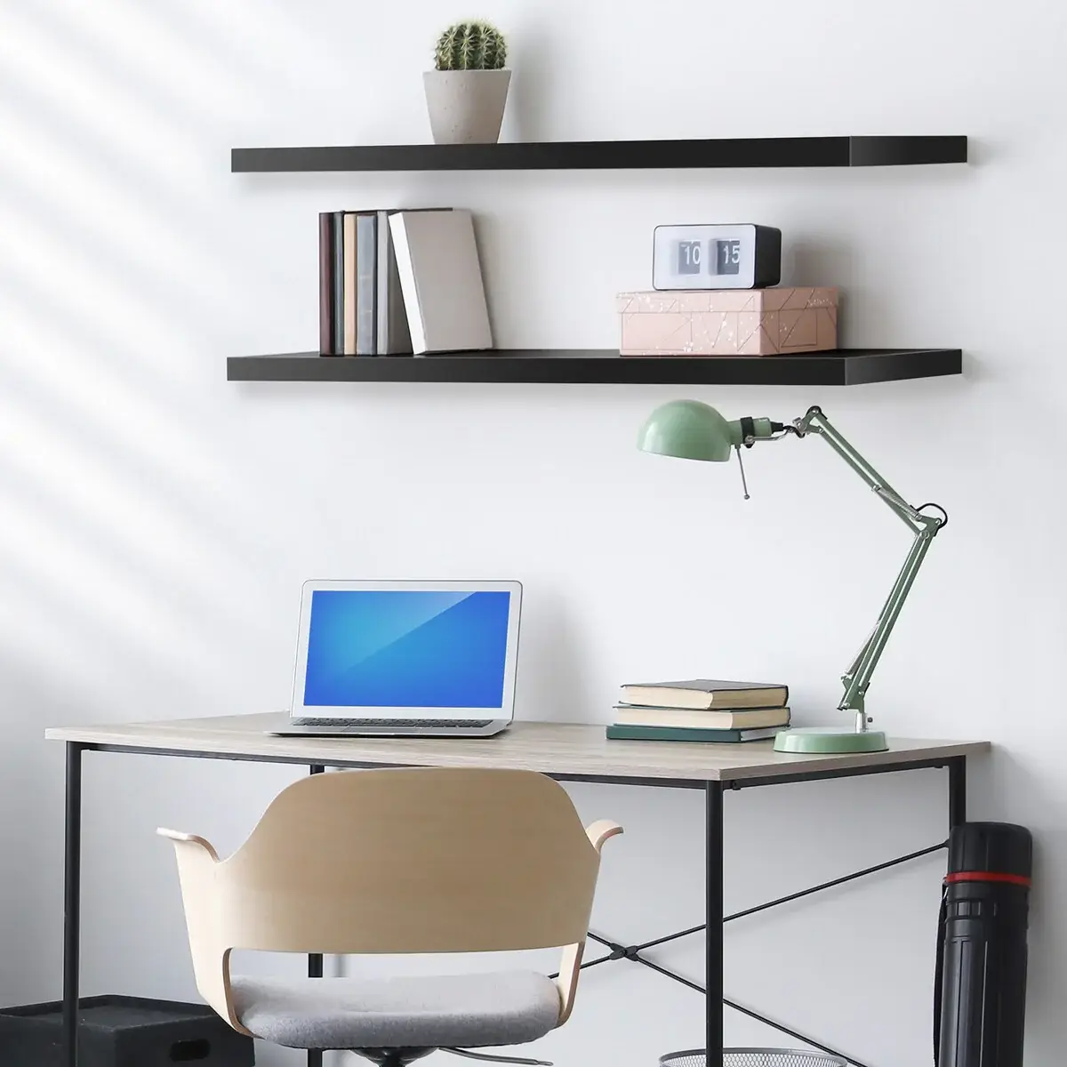 Sorbus Long Floating Shelves for Wall Set of 2 - 35