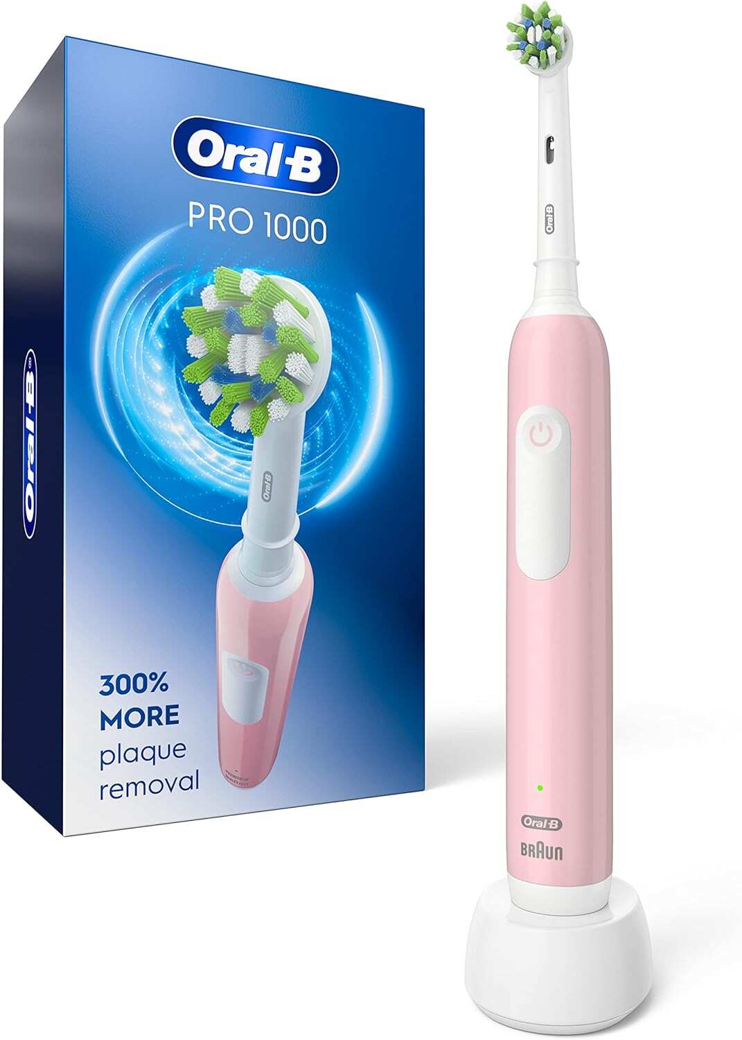 Oral-B Pro 1000 Rechargeable Electric Toothbrush, White