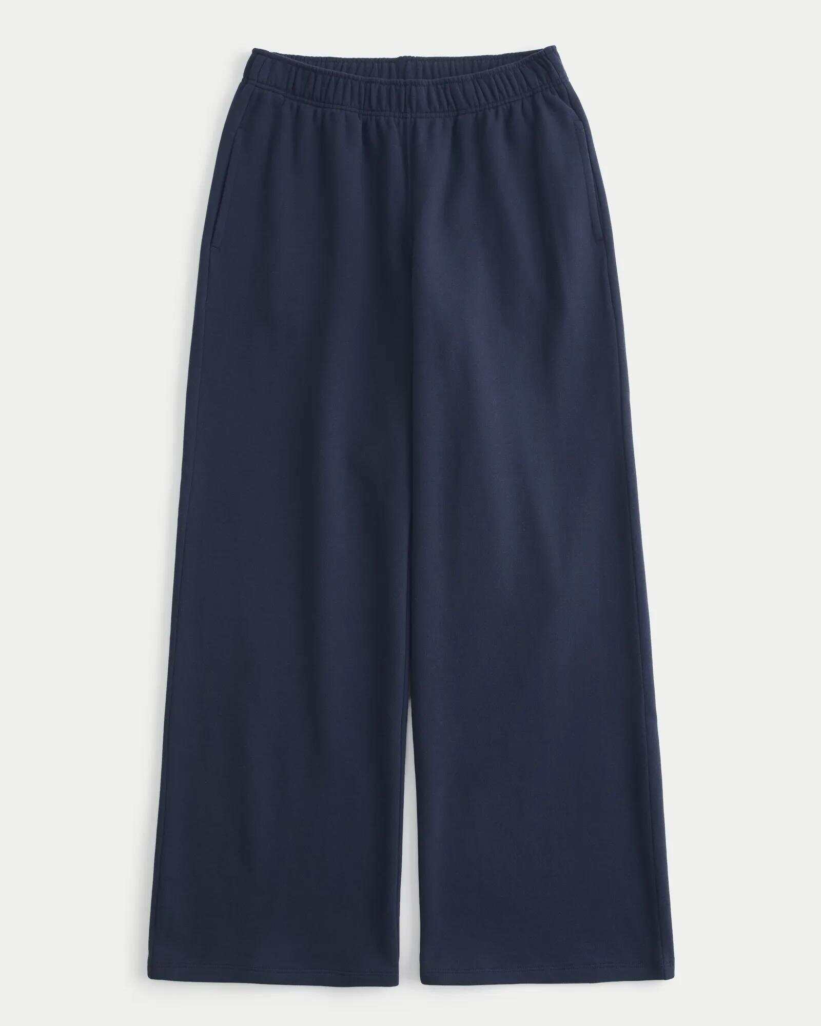 Wide-Leg Sweatpants