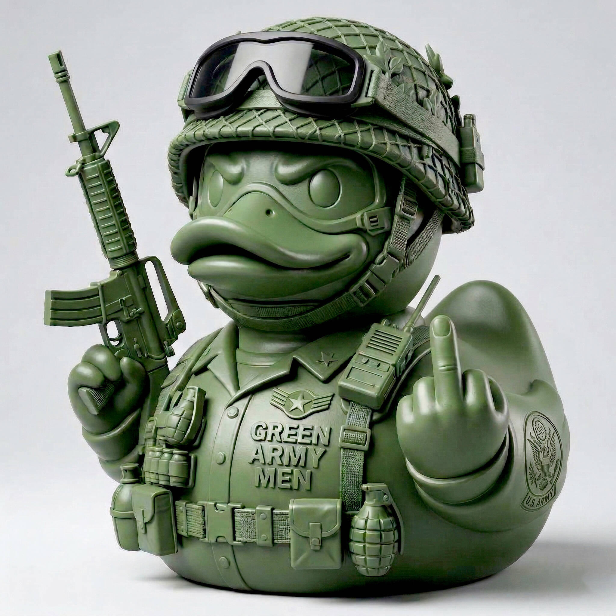 Green Army Men Tactical Duck