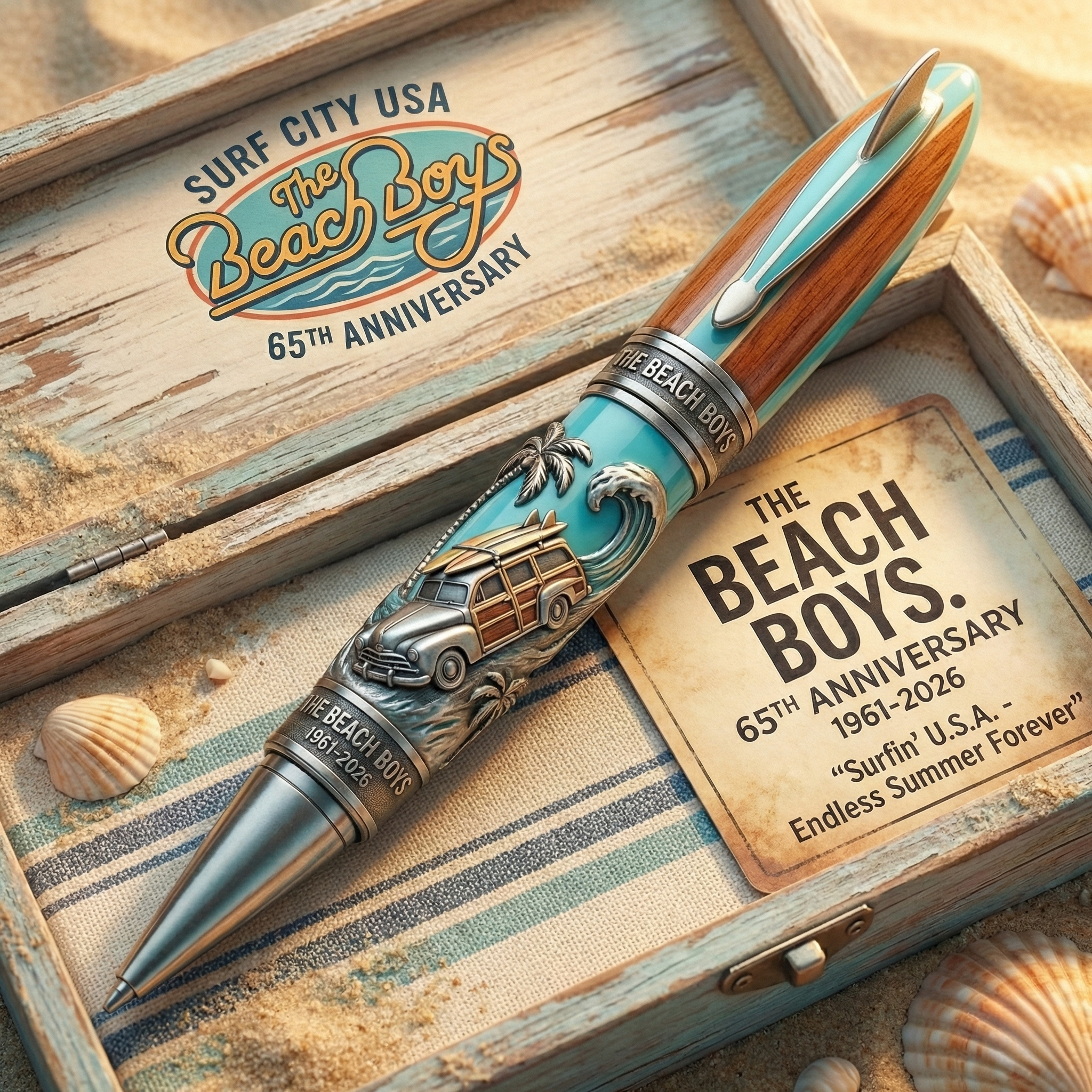 The Beach Boys 65th Anniversary Commemorative Pen