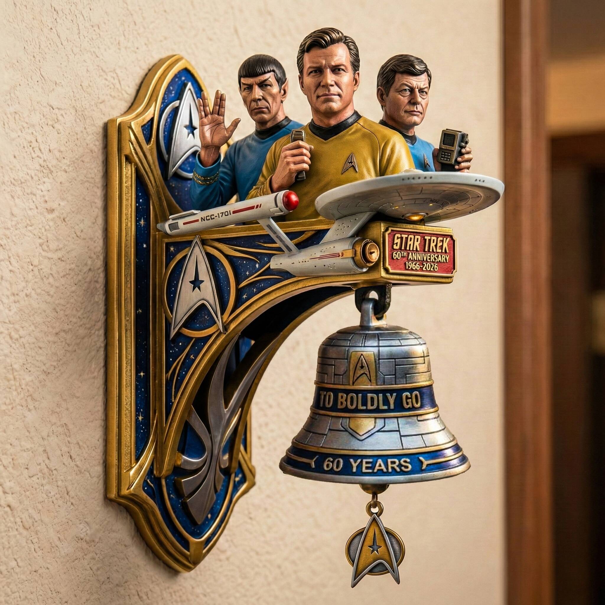 Star Trek 60th Anniversary Wall Bell