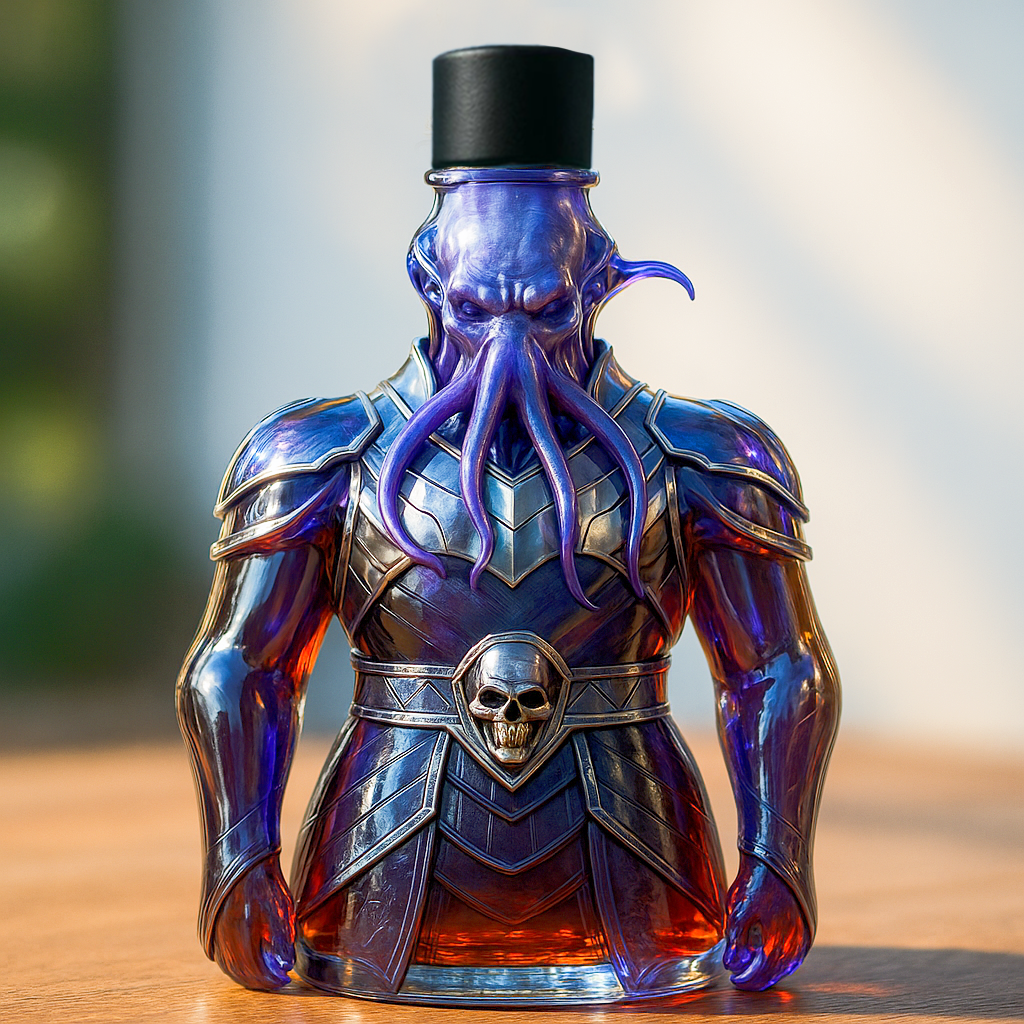 D&D Mind Flayer Whiskey Bottle