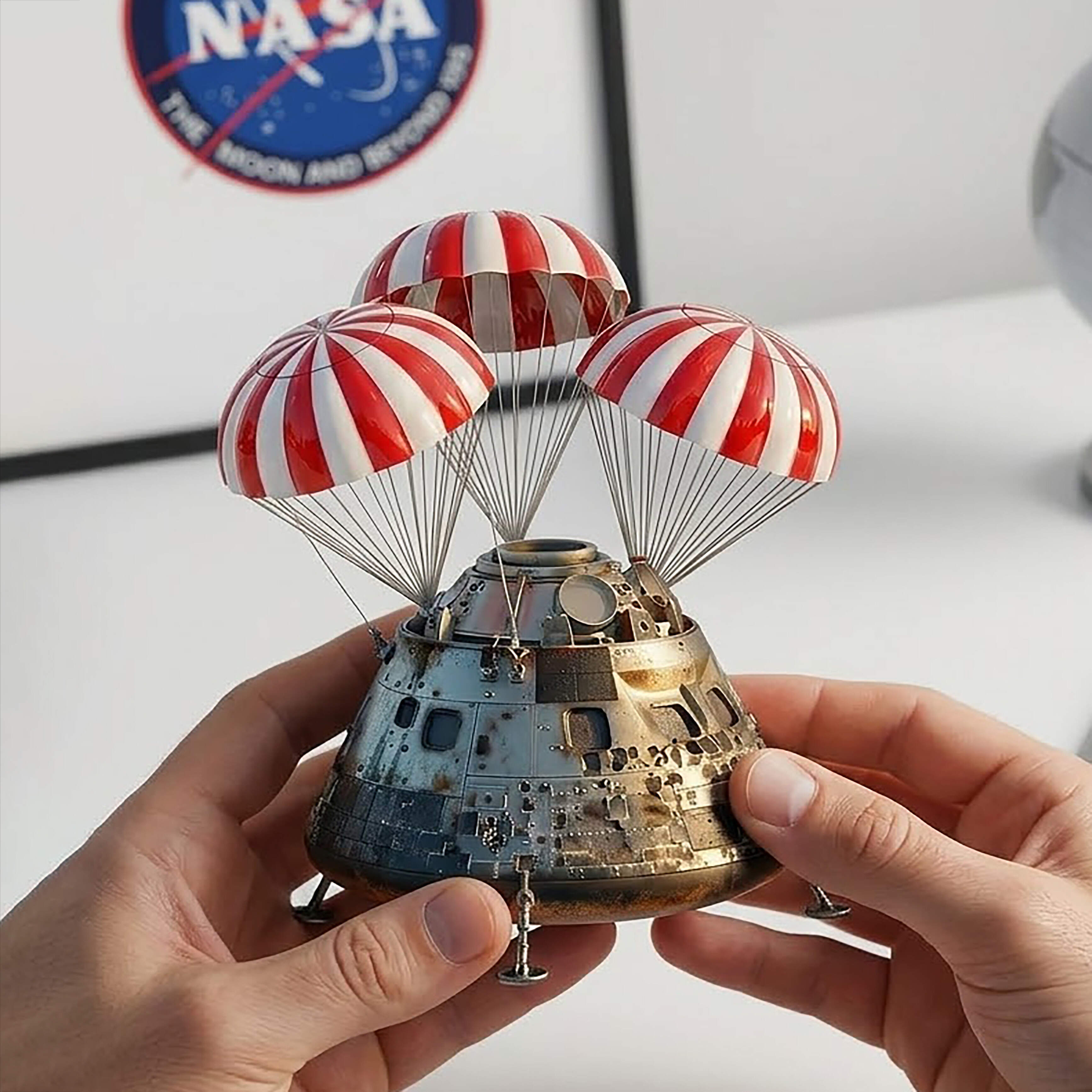 🚀 NASA Artemis II: Orion Splashdown Legacy Model – Mission Accomplished 🌊