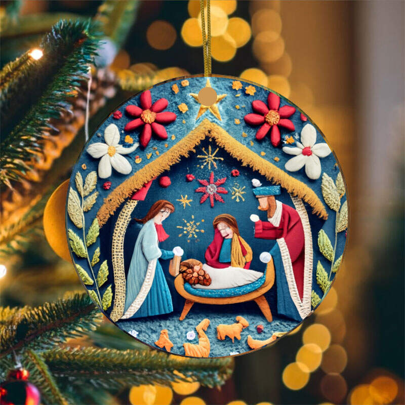 Nativity Christmas Ornament