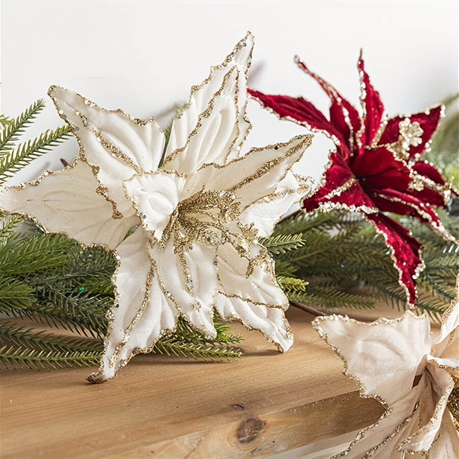 🎄Early Christmas Sale 49% OFF🎄Sequined Velvet Artificial Christmas Flower