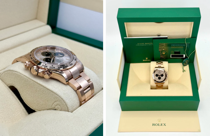 NEW 2025 Rolex Daytona 40mm 126505 Rose Gold Sundust Dial