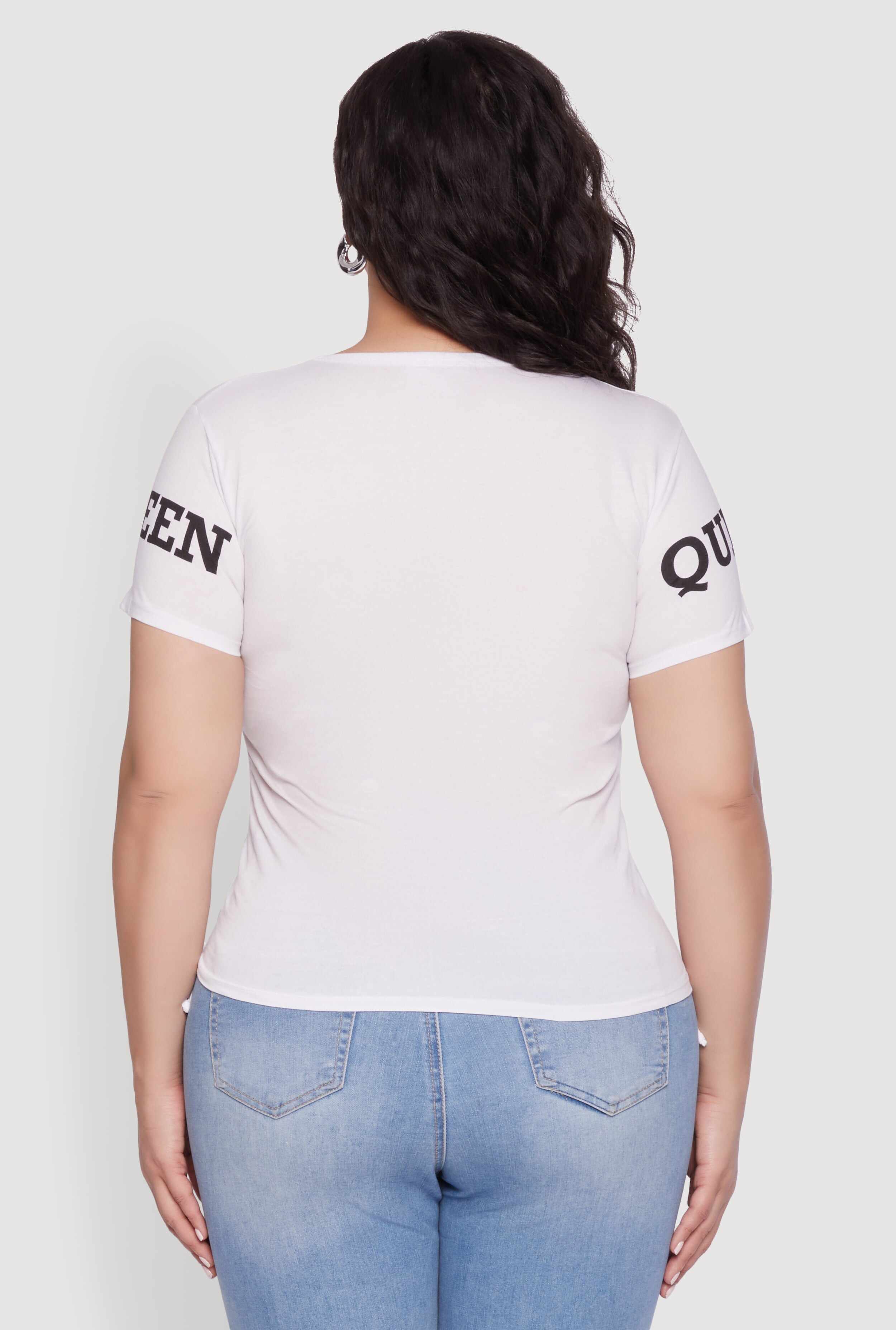 Plus Size Hustle Like A Boss Live Like A Queen Top