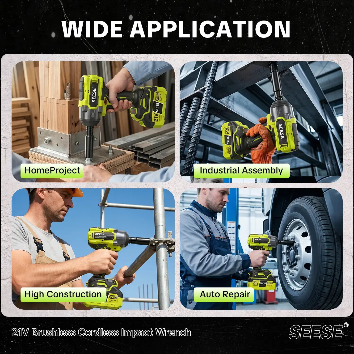 【FathersDayGift】 3 in 1 Cordless Impact Wrench 590 FT-LBS(800N.m) 3200IPM 1/2 Impact Gun High Torque Electric Impact Driver Cordless Impact Wrench with 21V 2 x4.0Ah Battery ,LED Light,9 Sockets,8 Drills,6 Screws & Case for Home Car Tire Lug Nut fathe