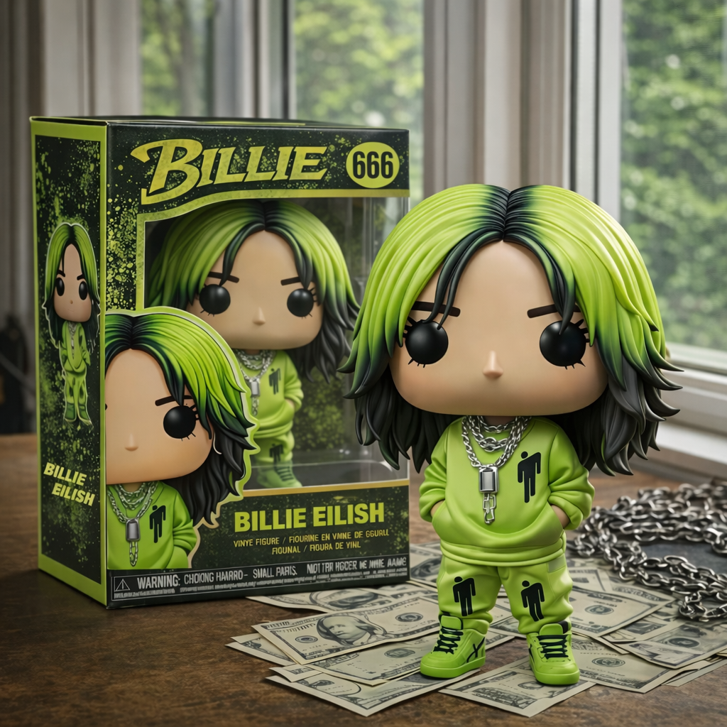Billie Eilish – Signature Green Era Pop Figure