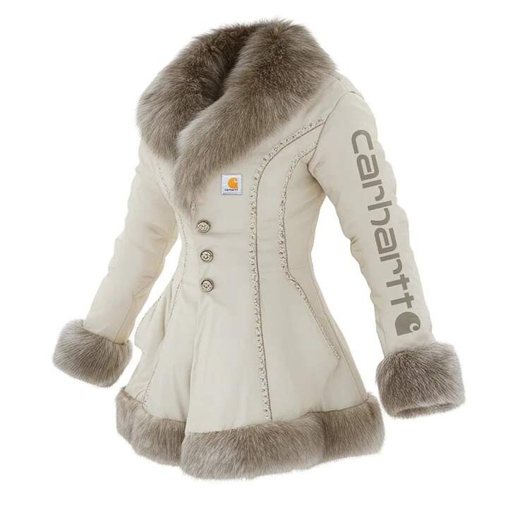 🔥𝗖𝗹𝗲𝗮𝗿𝗮𝗻𝗰𝗲 𝗦𝗮𝗹𝗲🌟Women's Retro Mid-Length Fur Collar A-Line Coat