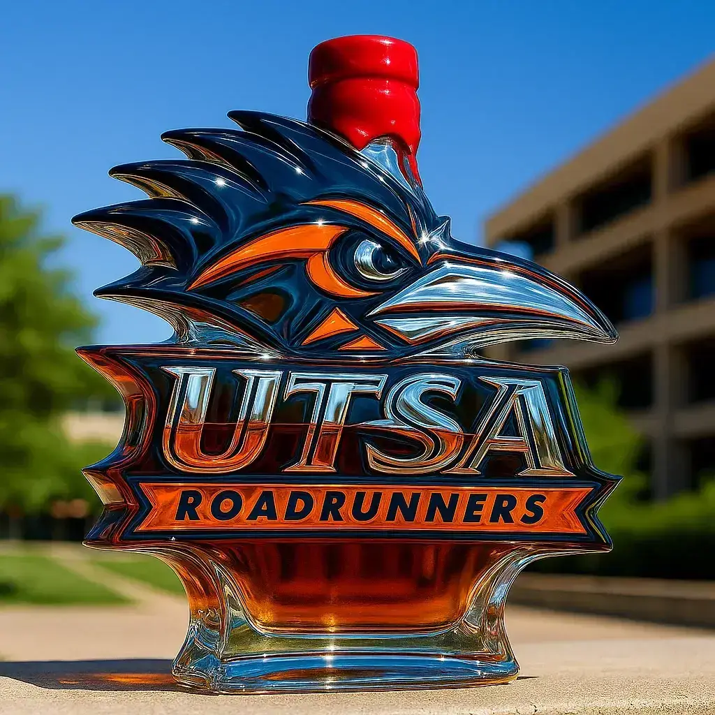 UTSA Roadrunners Whisky Bottle