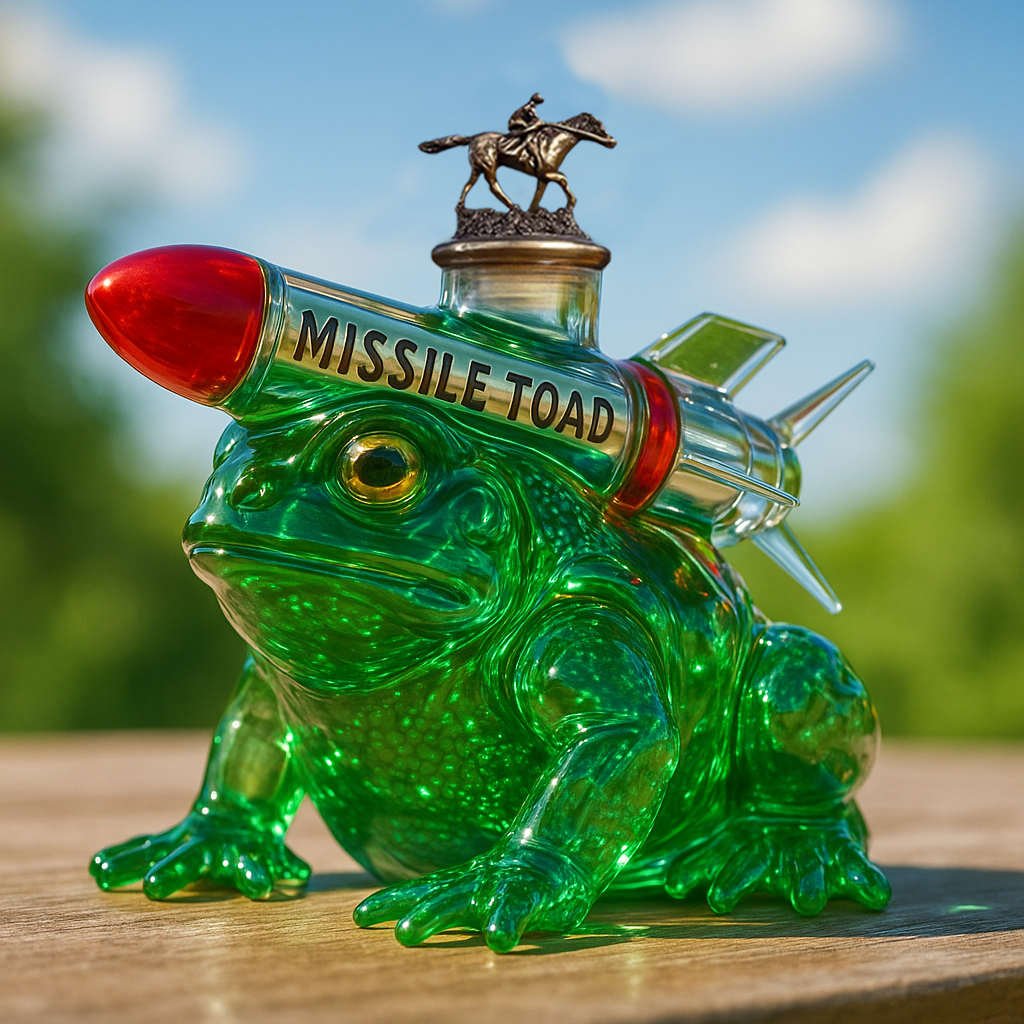 Missile Toad Whiskey Bottle