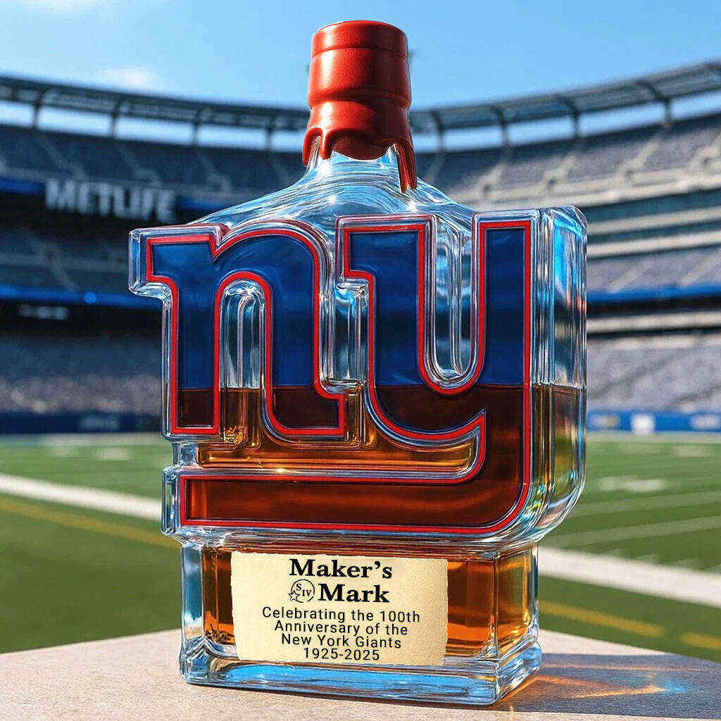 New York Giants 100th Anniversary Whisky Collector's Edition Bottle